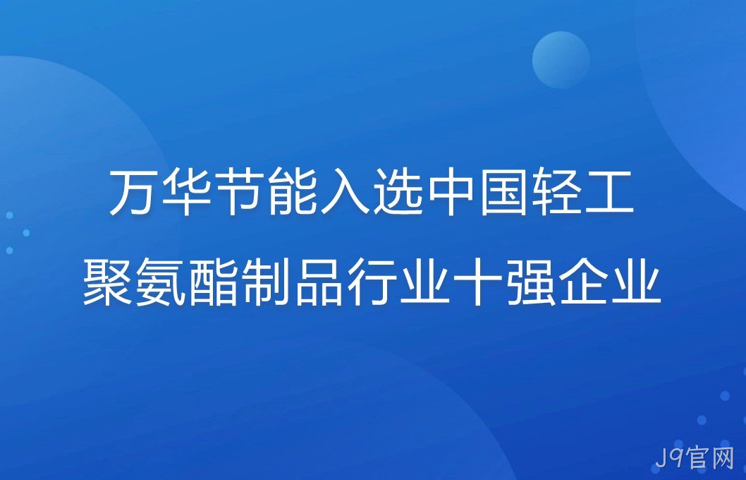 替换词入选中国轻工聚氨酯制品行业十强企业！